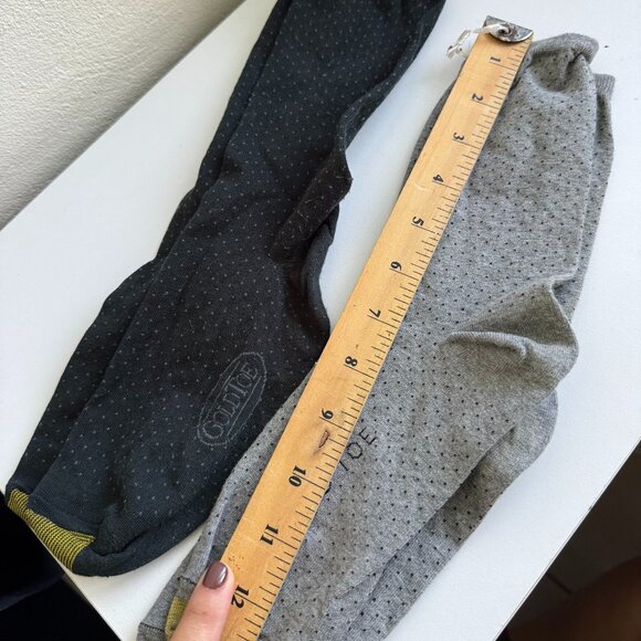 Gold Toe Men’s Dress Socks Lot | Black & Gray Polka Dot Pattern | Size M L - Picture 3 of 3